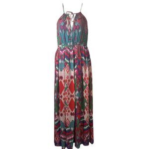 Anthropologie Maeve Women's Tarana Maxi Dress Size 0 Multicolor